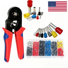 1200Piece Cable Cord Pin End Bootlace Ferrule Terminal Set Wire Crimp Connectors