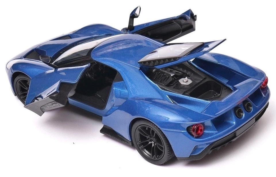 WELLY, FORD GT 2017 blu, 1/24,  WEL24082W-B - Immagine 3 di 3