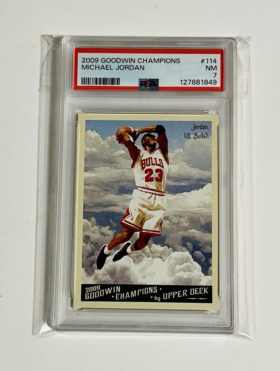 レア未開封2009 日ハム　Champion Tag 2009 Upper Deck Goodwin Champions Michael Jordan #114 PSA 7