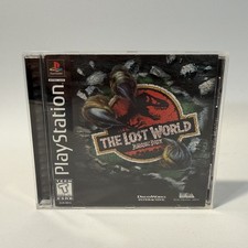 The Lost World Jurassic Park PS1 Sony DreamWorks Action Adventure Video Game CIB