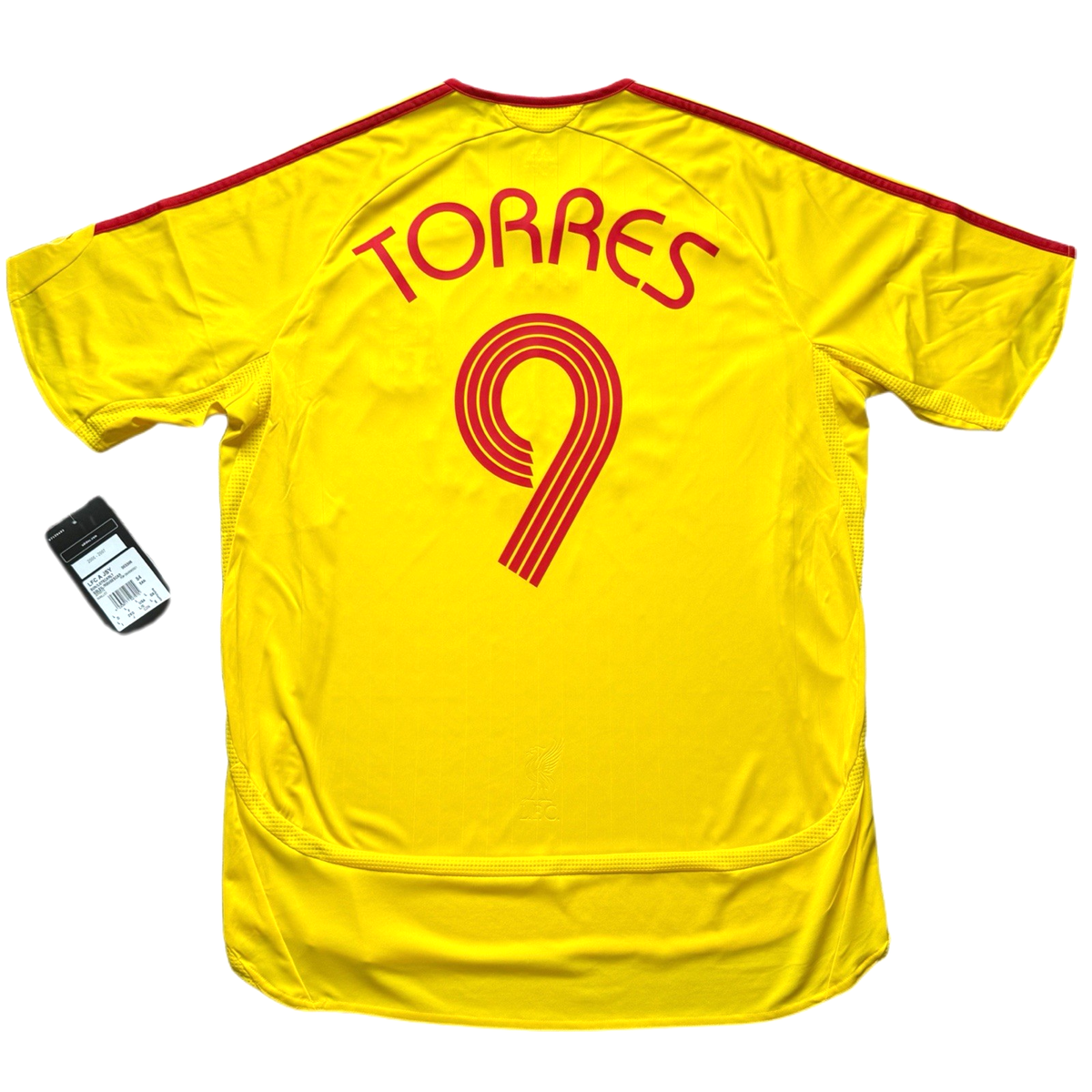 2006/07 Liverpool Away Jersey #9 Fernando Torres Large Champions