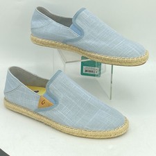 OluKai Kaula Pa'a Kapa Sneaker Womens 8 Blue Lanai Breeze Espadrilles Slip On