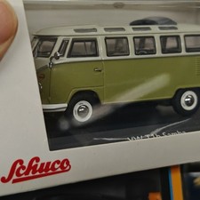 SCHUCO 1:43 alloy car model Volkswagen T1b wagon VW samba