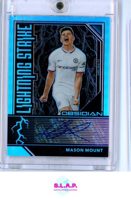 MASON MOUNT PANINI OBSIDIAN SOCCER LS-MM 2019/20 LIGHTNING STRIKE AUTO /15 EN