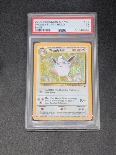 Wigglytuff graded PSA 5 for sale on eBay