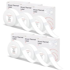 NIIMBOT D11 D110 D101 Label Tapes, 6 Rolls Adapted D11 Label Print Paper, D11...