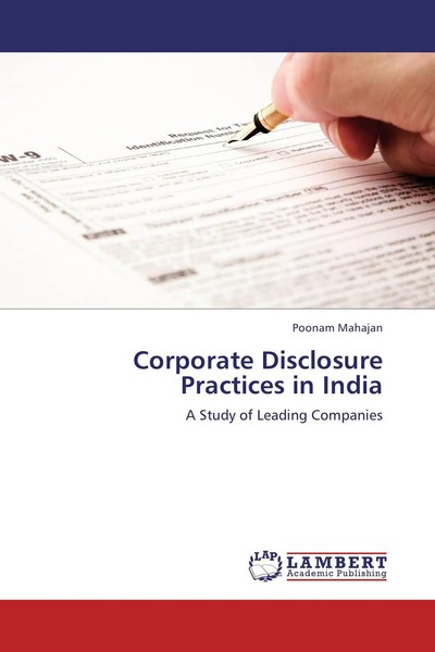 Poonam Mahajan | Corporate Disclosure Practices In India | Taschenbuch (2013)-image