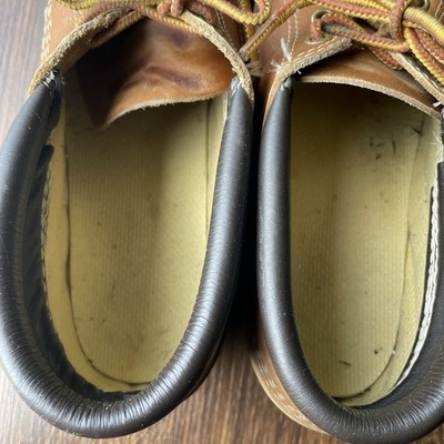 L.L. Bean Bean Boots Mens 10W Brown Leather Duck Moc Rain  display picture 2