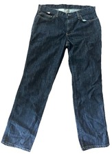 Carhartt 2112 Cat 2 Women's Dark Blue Jeans, Regular Fit with Pockets SZ 14