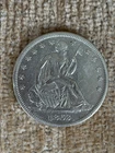 1863-S Seated Liberty Half Dollar--Nice XF/AU Coin--Rare Date--Likely Cleaned