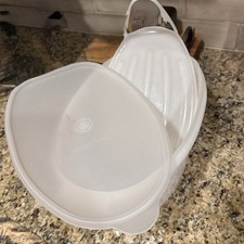 TUPPERWARE Turkey Ham Chicken Roast Flavor Saver Keeper  #487-3 EUC