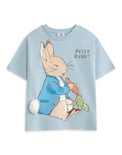 Peter Rabbit Short Sleeved T-Shirt | Unisex Kids Blue | Official Merch