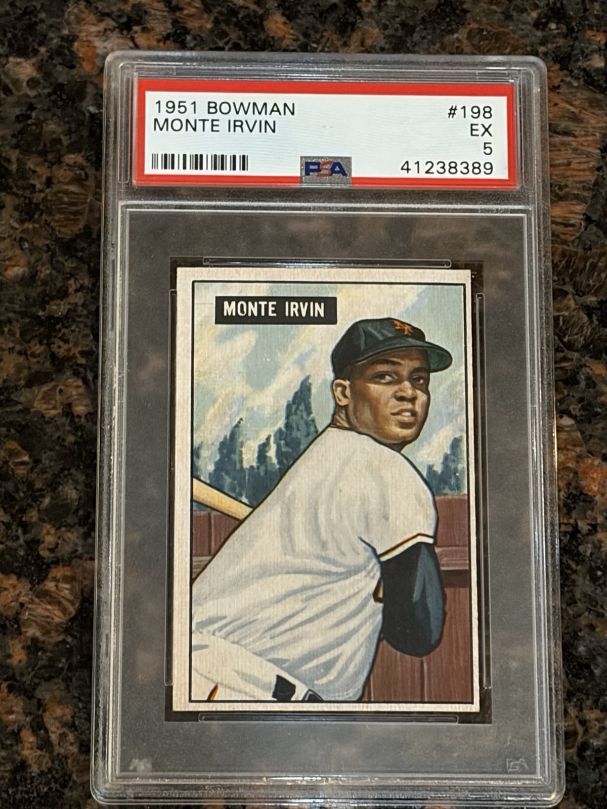 1951 Bowman Monte Irvin #198 Baseball Card PSA 5