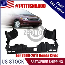 NEW Engine Splash Shield Under Cover 74111SNAA00 For 2006-2011 Honda Civic