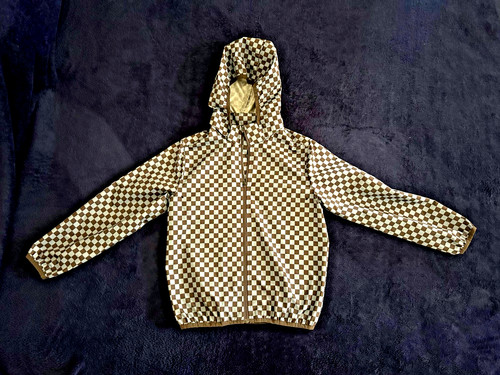 H&M Kids Checkered Raincoat - Blue and Black