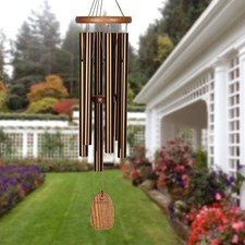 Woodstock CHIMES AMAZING GRACE BRONZE WIND CHIME LARGE 40 INCH MUSICALLY TUNED