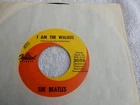 POP/ROCK THE BEATLES "I AM THE WALRUS" CAPITOL LABEL 45 RPM   7" RECORD