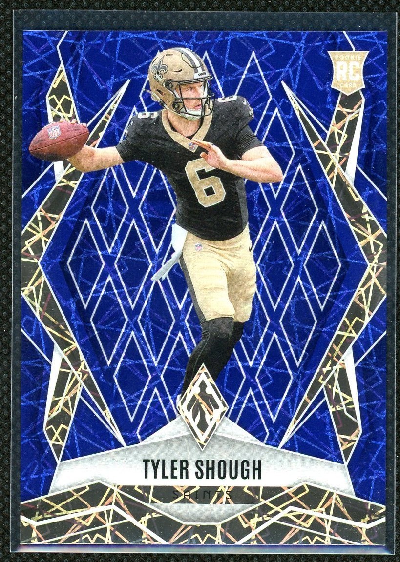 2025 Panini Phoenix Football - Tyler Shough #169 Blue Lazer /75 (RC)