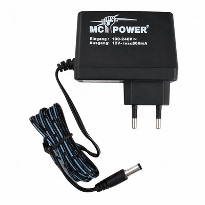 MC Power Netzteil 12V 800mA Steckernetzteil Adapter SNG-1280 Trafo DC Universal