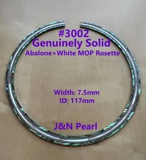 JnnPearl Abalone MOP Rosette,Guitar Inlay,Genuinely Solid,Diverse Sizes,1 set