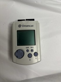 Sega Dreamcast Console HKT-3020 With 2 Controllers, 2 VMU And Cords TESTED WORKS