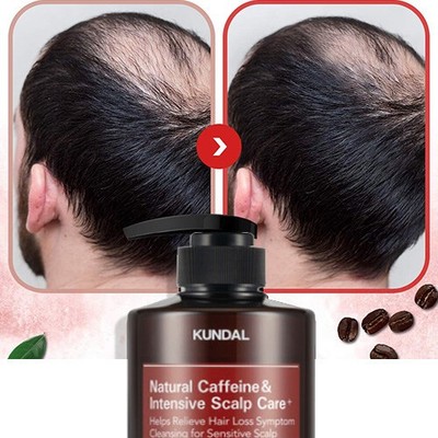 KUNDAL Natural Caffeine & Intensive Scalp Care Shampoo 500ml Haarausfall...