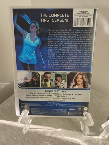 The Bionic Woman DVD BOX SETS Season 1 2 *PRE-OWNED* LINDSAY WAGNER Very Nice - Picture 3 of 7