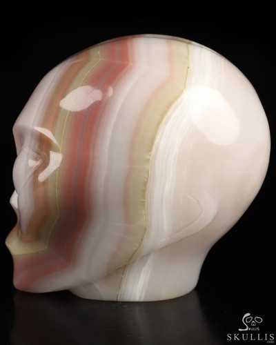 4.0" Afghanistan Jade Star Being Female Alien Crystal Skull , Sculpture - Picture 3 of 7