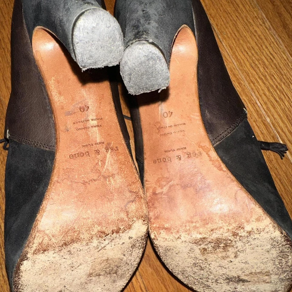 Botinhas pretas femininas Rag & Bone tamanho 40 - Imagem 3 de 4