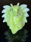 Fenton For Lenox Little Green Dragon- Hand Painted