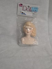 Vintage Mangelsen's Doll Porcelain Head  Hands Blonde Hair Women 162-31 64MM