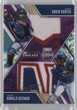2017 Panini Elite Extra Edition Purple 9/25 David Garcia Ronald Guzman 0c6