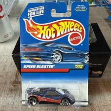 Hot Wheels 1998 Mainline Release #778 Speed Blaster Mtflk Purple-Blue w/ 3SPs