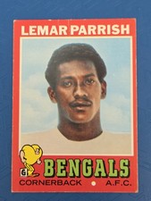 1971 Topps RC #233 Lemar Parrish Cincinnati Bengals FOOTBALL Card 6M