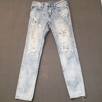 American Eagle Jeans Mens Size 30x32 Skinny Distressed