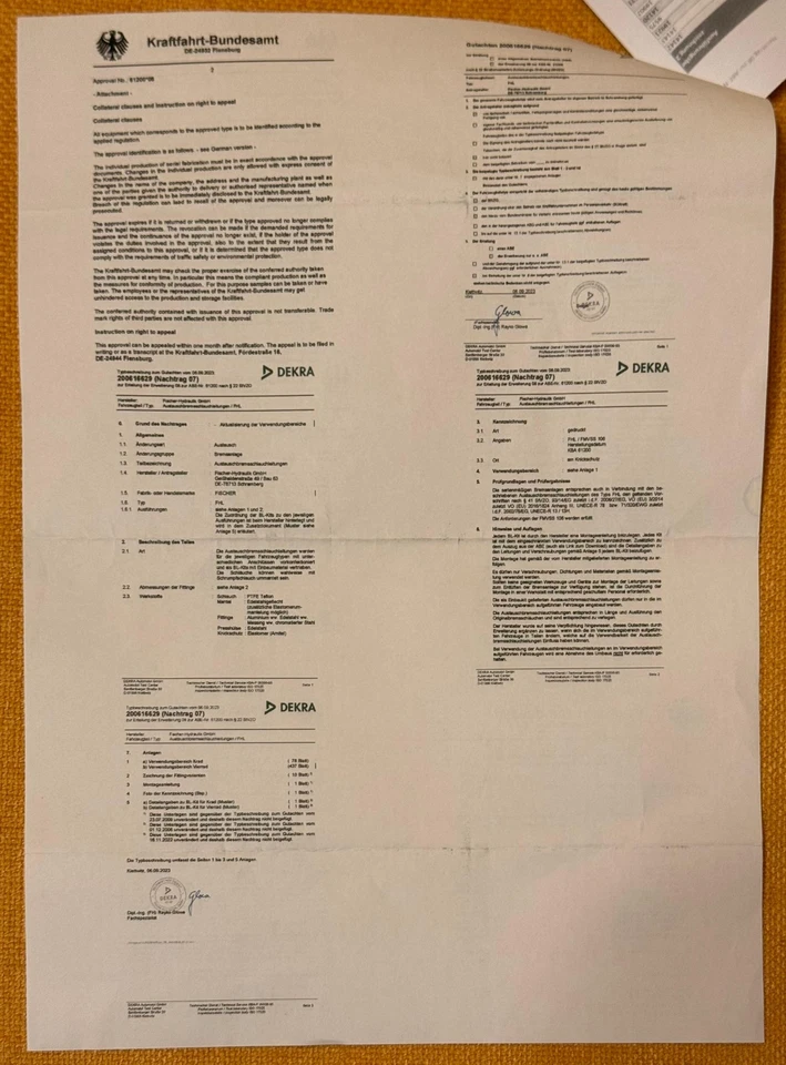 Fischer Stahlflex Bremsleitungen Skoda Octavia III 5E3 SK1103-4.4 Edelstahl schw - Bild 4 von 4