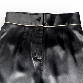 Agent Provocateur Classic High Waisted Black Silk Pyjama Pant NWT Women's Sz XS