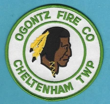 CHELTENHAM TOWNSHIP PENNSYLVANIA OGONTZ FIRE COMPANY PATCH (MONTGOMERY COUNTY)