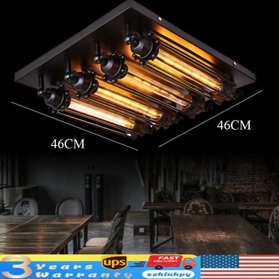 Industrial Chandelier Vintage Pendant Light Steampunk Style Loft Ceiling Fixture