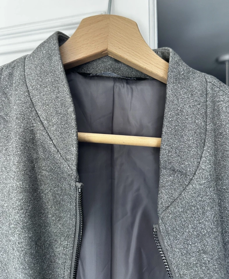 M&Co Grey Jacket Size 16 - Image 2 of 3
