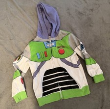 Disney - Toy Story - Buzz Lightyear - Zip Up Hoodie Size 7-8