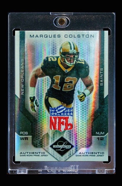 2007 Leaf Limited - Marques Colston NFL Game Worn Shield 1/1