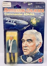 Battlestar Galactica Mattel Vintage 1978 Commander Adama MOC carded figure