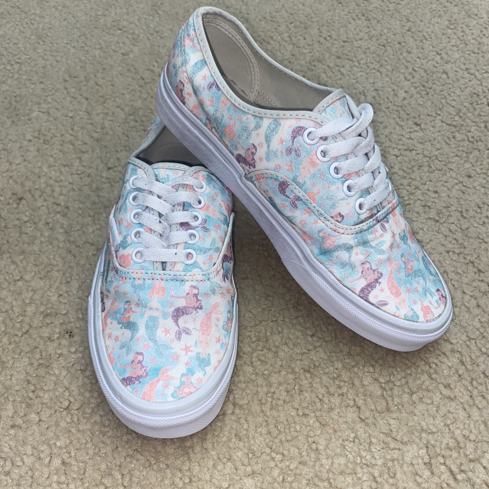 Women’s Vans Authentic Mermaid Glitter Sneakers Size US W8 M6.5 eBay