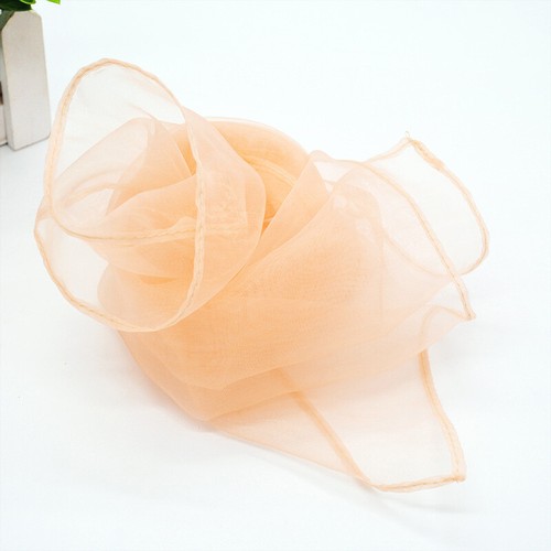 Women Long Soft Silk Chiffon Floral Scarf Wrap Shawl Scarves Sunscreen Headscarf - Picture 42 of 43