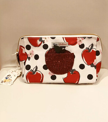 NEW CATH KIDSTON DISNEY SNOW WHITE MAKEUP WASH BAG BNWT APPLE