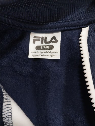 Fila Kids Size Small(7/8) Zip Up Jacket. - Picture 2 of 4