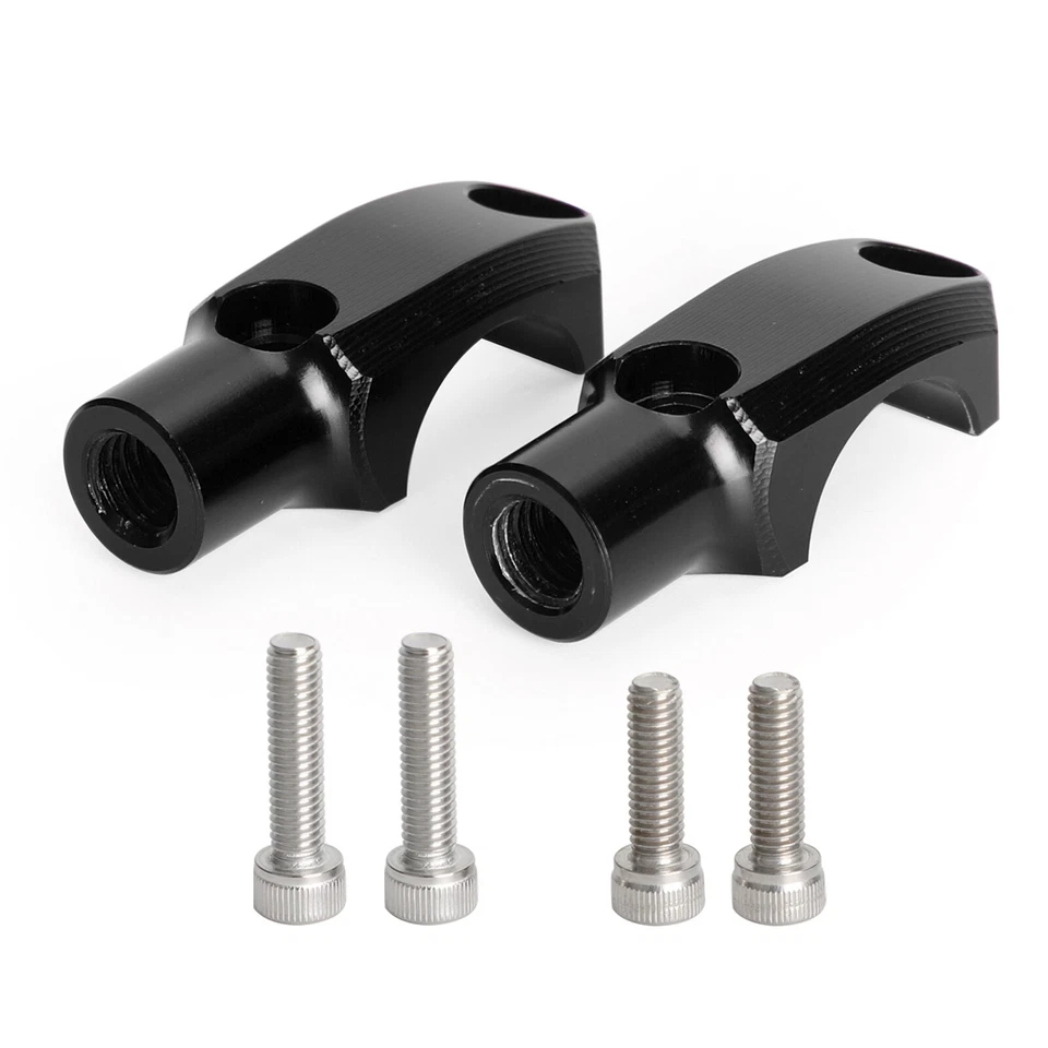 Abrazadera de cilindro maestro con montaje de espejo de 10 mm negra para BMW R NINE T SCRAMBLER UE Foto 3 de 4