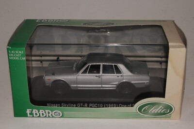 Ebbro 1969 Nissan Skyline GT-R Coupe, 1/43 Scale Boxed