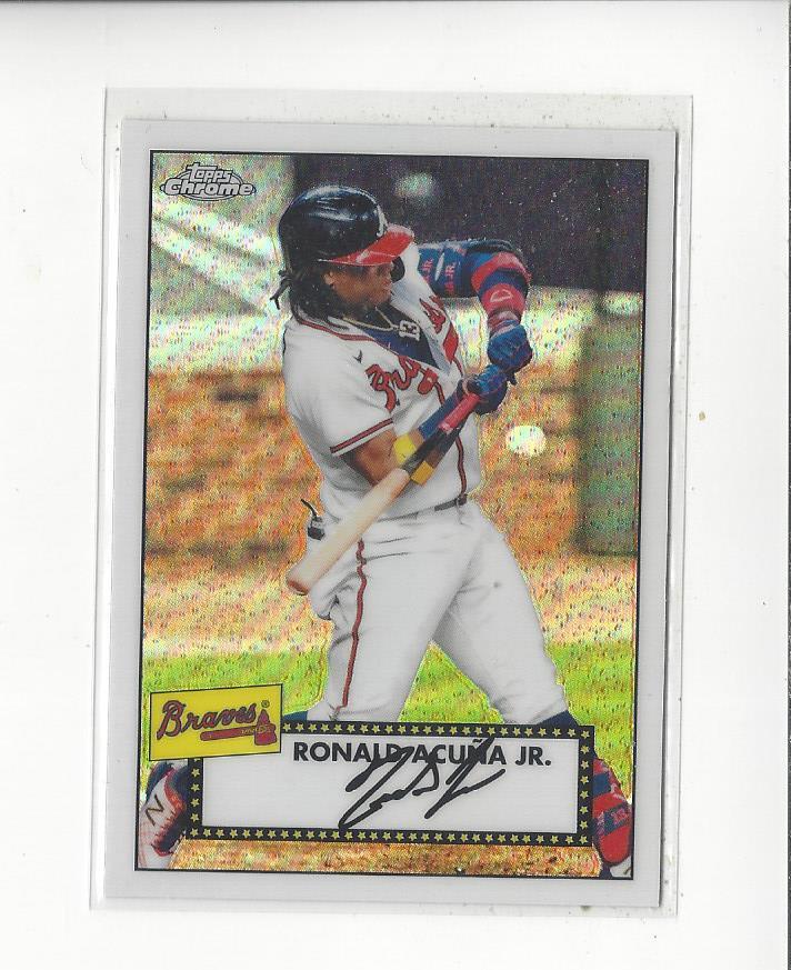 2021 Topps '52 Topps Redux Chrome #TC5245 Ronald Acuna Jr. Braves